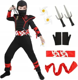 czarny-ninja-stroj-przebranie-halloween-sztylety-110-120cm