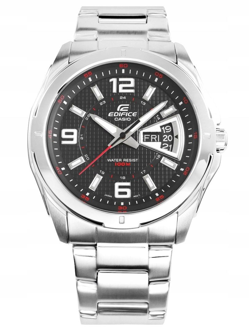 ZEGAREK MĘSKI CASIO EDIFICE EF-129D-1AVEF + BOX – 213789190 - ERLI.pl