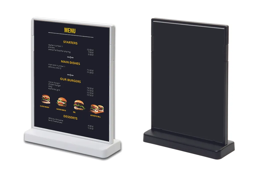 stojak-na-menu-typ-t-czarny-a6-stan-nowy
