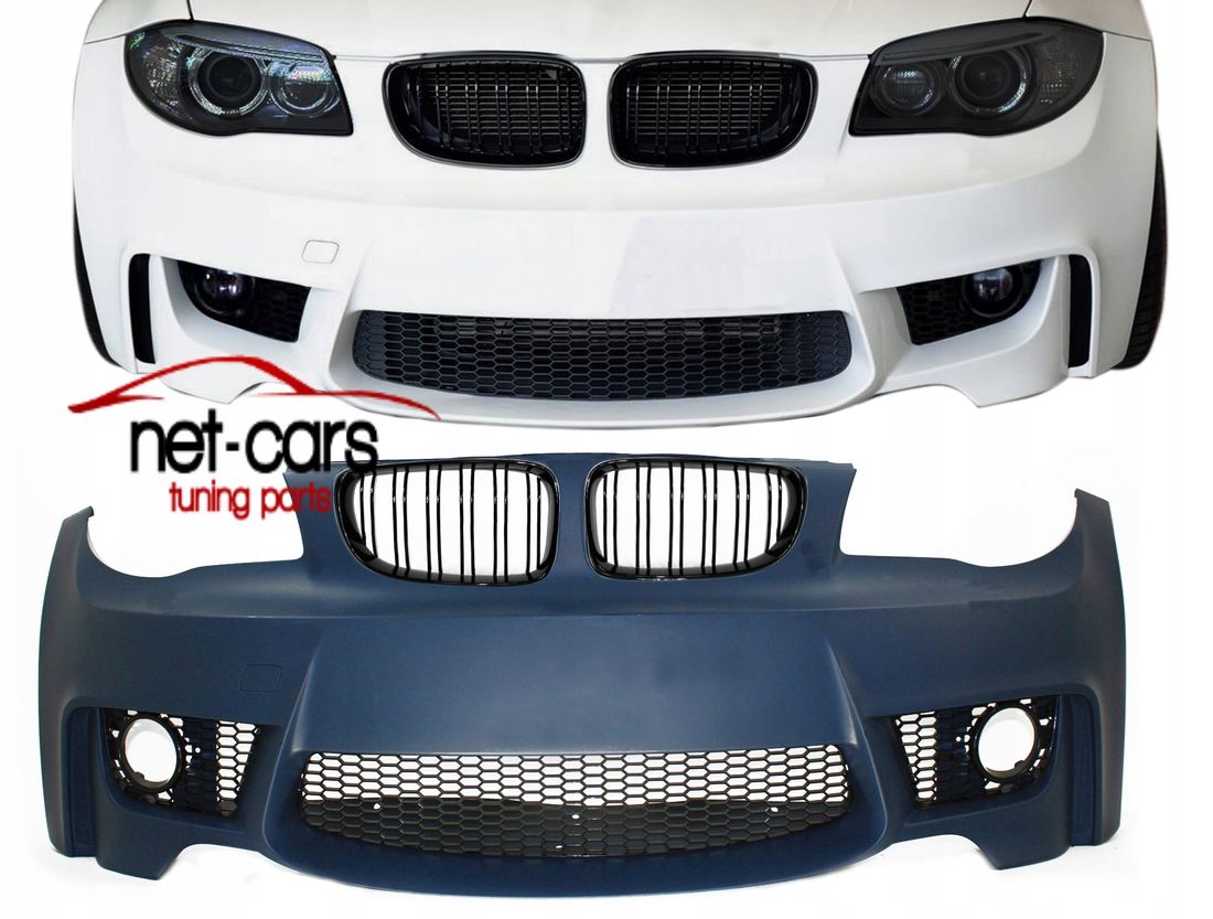 ZDERZAK BMW E81 E82 E83 E87 04-11r WZ M1 M PERFORMANCE PAKIET GRILL ...