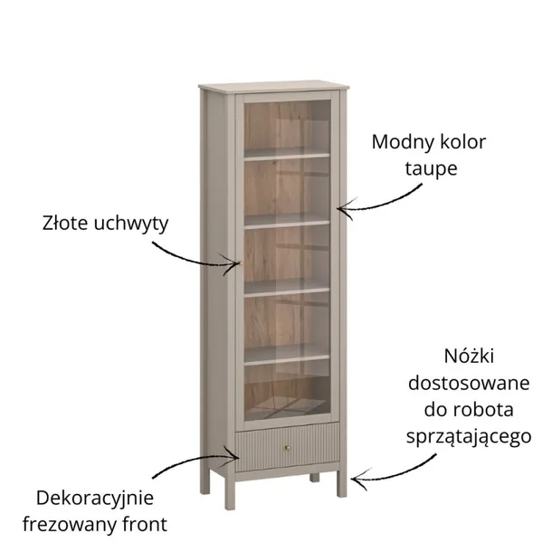 kleo-witryna-1w1s-taupe-kolekcja-kleo