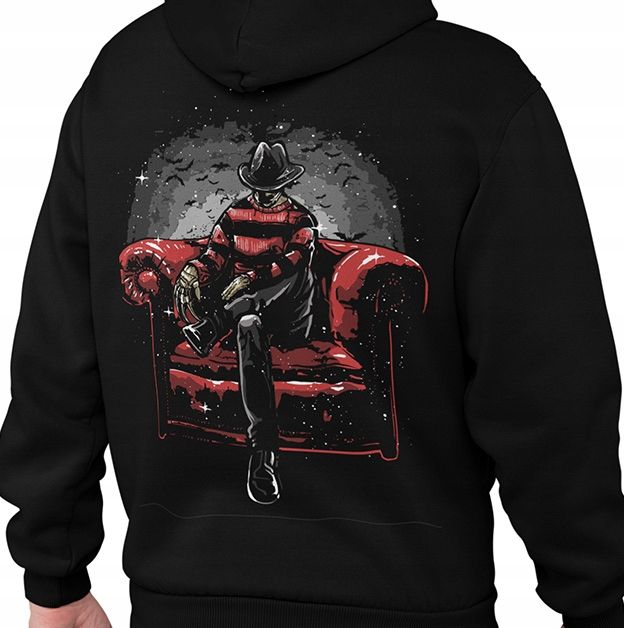 BLUZA Z KAPTUREM HORROR/ROCK NIGHTMARE SIDE – 213822963