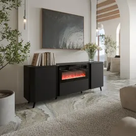 volare-komoda-z-kominkiem-200-czarny-mat