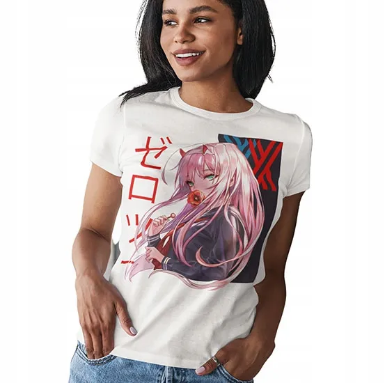 koszulka-damska-anime-zero-two-anime-stan-nowy