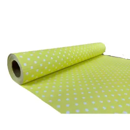 papier-karbowany-kropki-zolty