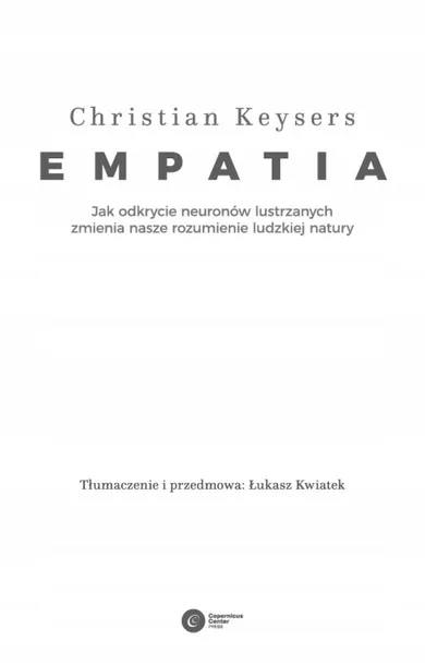 empatia-christian-keysers-wydawnictwo-copernicus-center-press