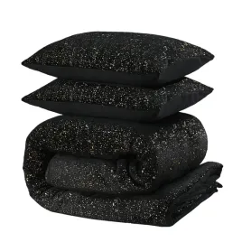240x200-220-glamour-flanel-sprankle-czarny-kpl-poscieli-teddy