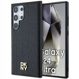 etui-dkny-leather-pattern-metal-logo-magsafe-na-samsung-galaxy-s24-ultra-