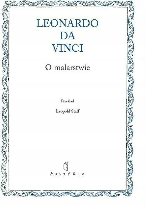 o-malarstwie-leonardo-da-vinci