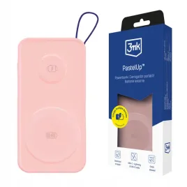 rozowy-powerbank-3mk-pastelup-10000mah-qi-22-5w-kabel-usb-c-lightning