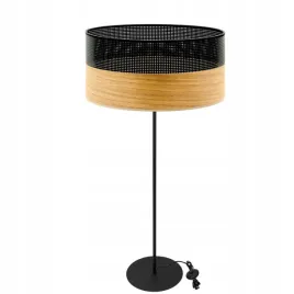 lampa-stojaca-podlogowa-drewno-abazur-z-dziurkami-40cm-e27