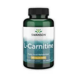 swanson-l-karnityna-aminokwas-500mg-100-tab-masa-miesniowa-redukcja