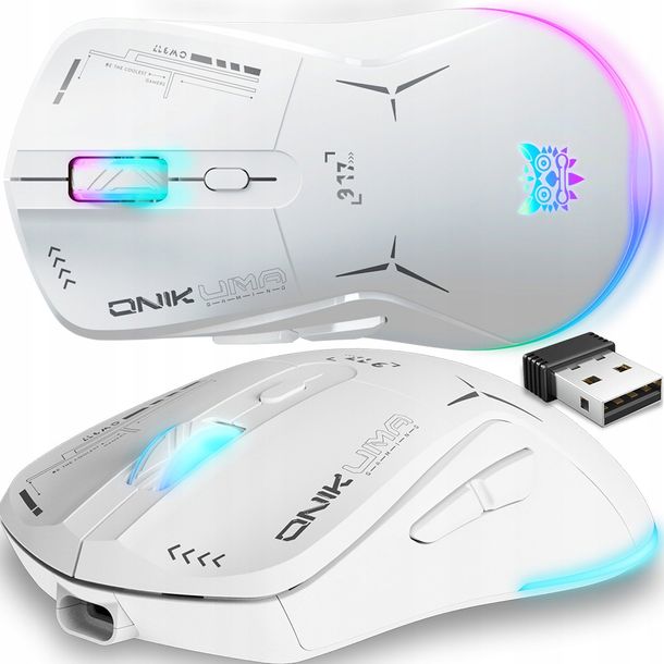 ONIKUMA CW917 MYSZ MYSZKA BEZPRZEWODOWA GAMINGOWA RGB DO GRANIA BLUETOOTH