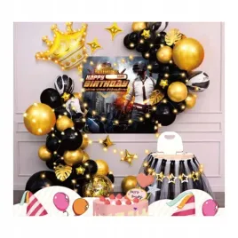 balony-zestaw-44szt-przyjecie-urodziny-gracza