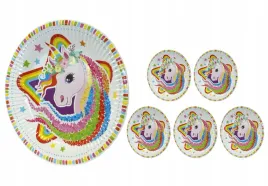 urodzinowe-talerzyki-papierowe-jednorozec-6szt
