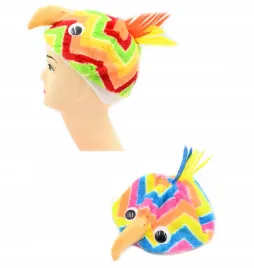 czapka-papuga-kolorowy-stroj-przebranie-ptak