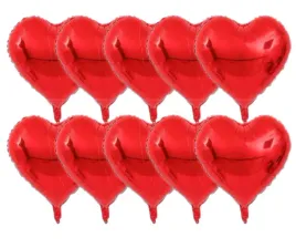 balon-foliowy-serce-45cm-walentynki-dzien-kobiet-rozne-kolory-zestaw-10szt