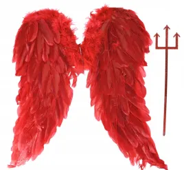 halloween-zestaw-przebranie-stroj-czerwone-skrzydla-trojzab-widly-diabelka