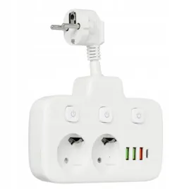 rozgaleznik-2gn-4x-usb-bialy-ladowarka-listwa-zasilajaca-wielofunkcyjna