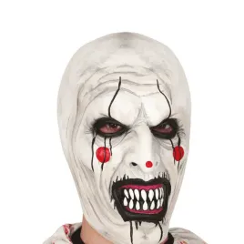 maska-gumowa-klaun-halloween-dziwak-klown-clown-szalona-lateksowa-cyrkowiec