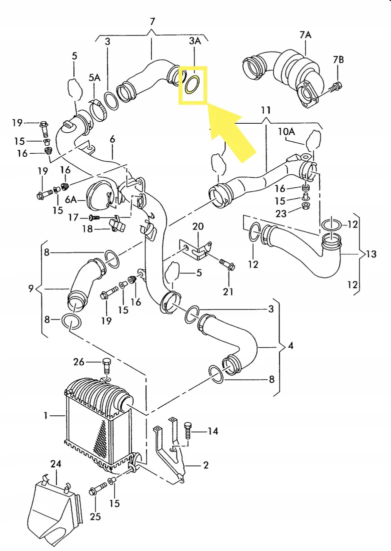 oring-pierscien-uszczelka-rury-turbo-audi-seat-skoda-vw-3c0145117f-stan-nowy