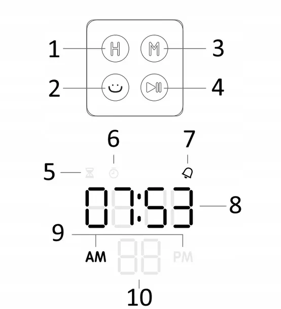 budzik-klocek-zolty-plec-chlopcy-dziewczynki-unisex