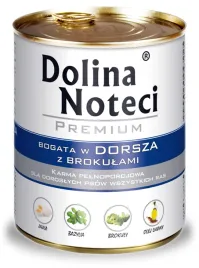dolina-noteci-puszka-premium-adult-dorsz-brokuly-mokra-karma-dla-psa-800g