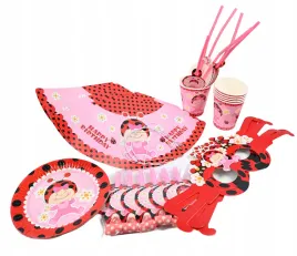 zestaw-urodzinowy-talerzyki-kubki-czapki-urodzinowe-biedronka
