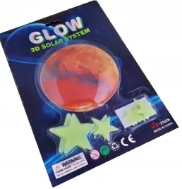 3d-planet-mars-gwiazdki-fluorescencyjne