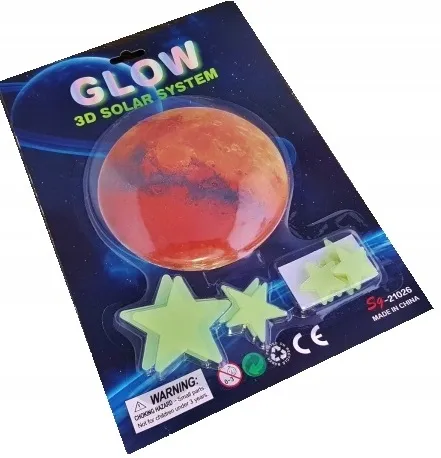 3d-planet-mars-gwiazdki-fluorescencyjne