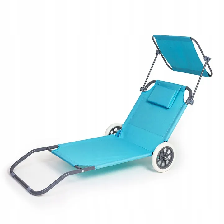 lezak-plazowy-skladany-fotel-ogrodowy-wozek-na-kolkach-lezanka-z-daszkiem