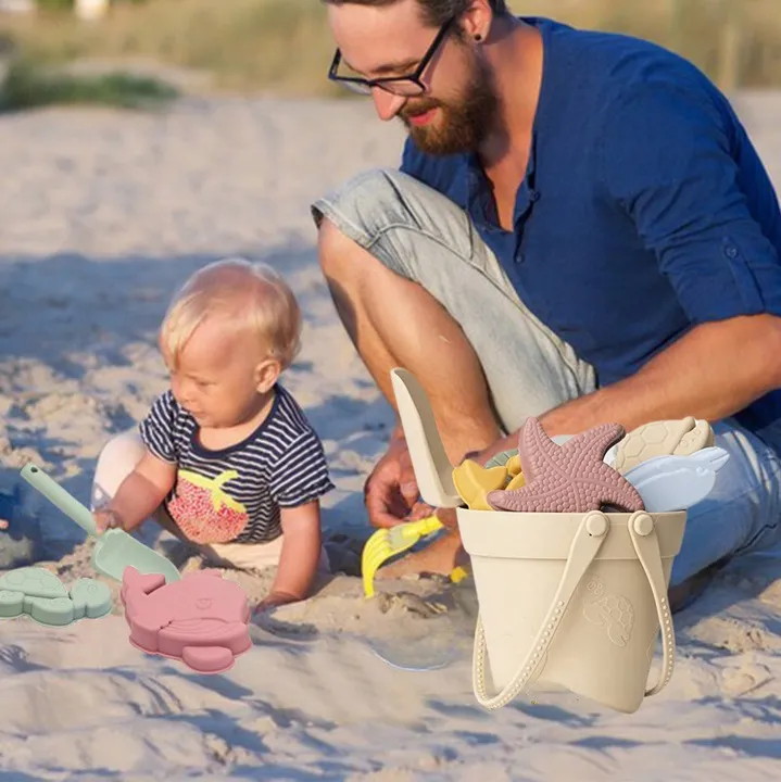 silikonowe-zabawki-do-piasku-miekkie-do-wody-na-plaze-wiaderko-foremki