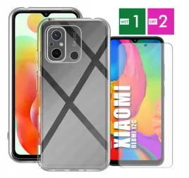 etui-do-xiaomi-redmi-12c-clear-case-wzmocnione-ochronne-pancerne-szklo