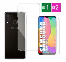 etui-do-samsung-galaxy-a20e-clear-case-wzmocnione-ochronne-pancerne-szklo