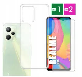 etui-do-realme-c35-clear-case-wzmocnione-ochronne-pancerne-szklo