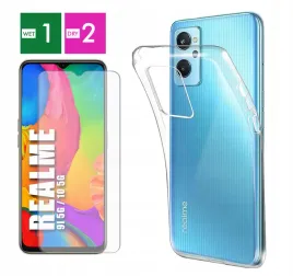 etui-do-realme-9i-10-5g-clear-case-wzmocnione-ochronne-pancerne-szklo