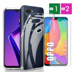 etui-do-oppo-a12-clear-case-wzmocnione-ochronne-pancerne-szklo