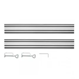szyny-prowadzace-graphite-70-cm-2-sztuki-2-zaciski-i-lacznik