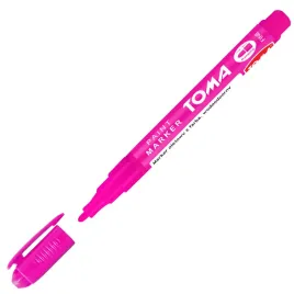 marker-olejowy-permanentny-wodoodporny-toma-to-441-okragla-koncowka-rozowy