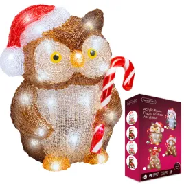 dekoracyjna-figurka-akrylowy-sowa-na-zewnatrz-32led-zimny-bialy-23-cm