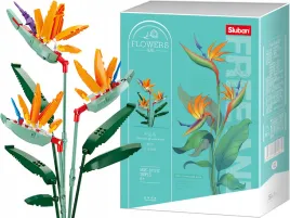 sluban-klocki-kwiatki-konstrukcyjne-strelicja-kwiaty-bukiet-269-elementow