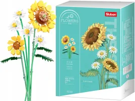 sluban-klocki-konstrukcyjne-kwiatki-sloneczniki-kwiaty-329-elementow