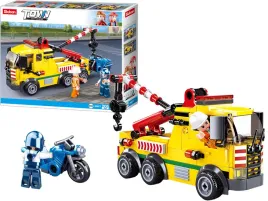 sluban-town-city-scene-klocki-holownik-pomoc-drogowa-motor-205-ele-b0877
