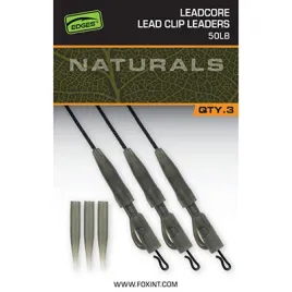 fox-zestaw-naturals-leadcore-lead-clip-leader-50lb