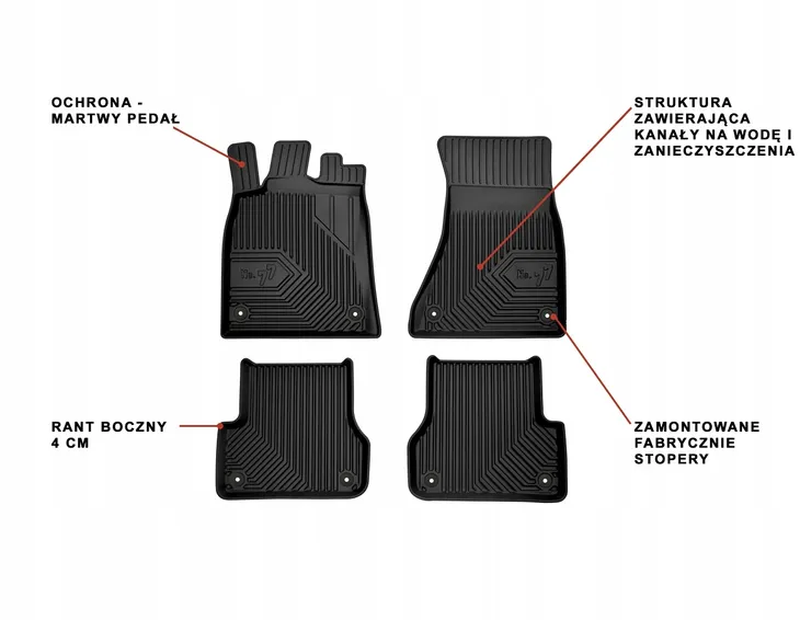 dywaniki-elastomerowe-audi-q8-2018-stan-nowy-waga-z-opakowaniem-3-06-kg