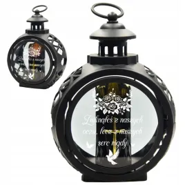 znicz-czarny-okragly-lampion-grob-nowosc-roza-swieca-led-latarenka