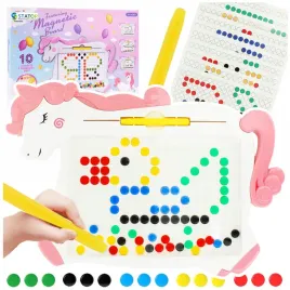 tablica-magnetyczna-mag-board-mozaika-montessori-ukladanka-kropki-magpad