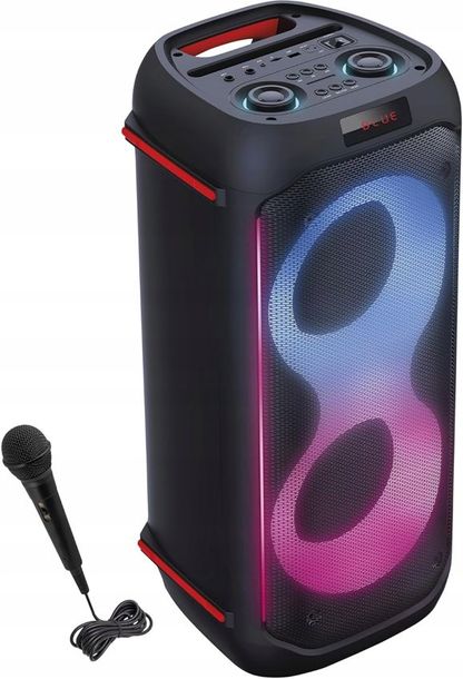 ﻿Głośnik Maginon PS-60 AUX Bluetooth SD USB KARAOKE LED AKUMULATOR 60W RMS