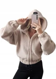 bluza-damska-rozpinana-z-kapturem-teddy-baranek-ciepla-bezowa