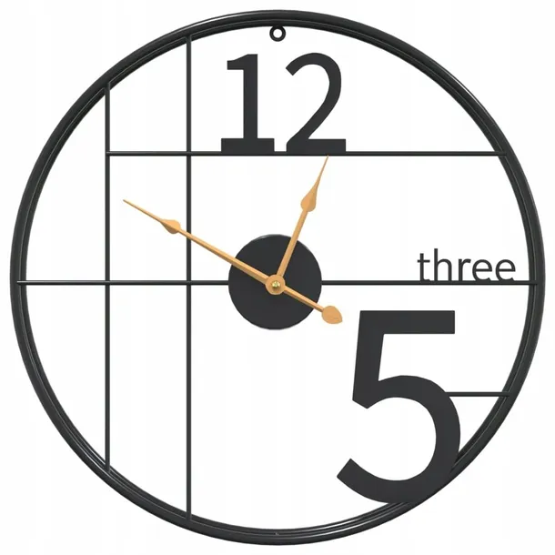 zegar-scienny-czarny-o50-cm-zelazo-stan-nowy-kolor-czarny